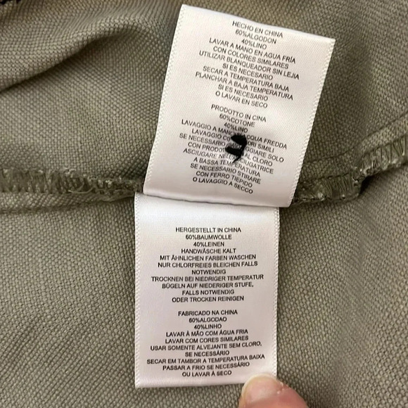 CURRENT/ELLIOT Fatigue Army Jacket Pockets, Size L - Picture 12 of 12